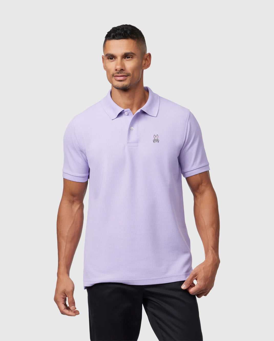 Polos Psycho Bunny Classic Pique Polo Shirt Lavande Homme | FAC-56004479